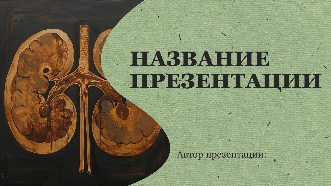 Презентация Почки 