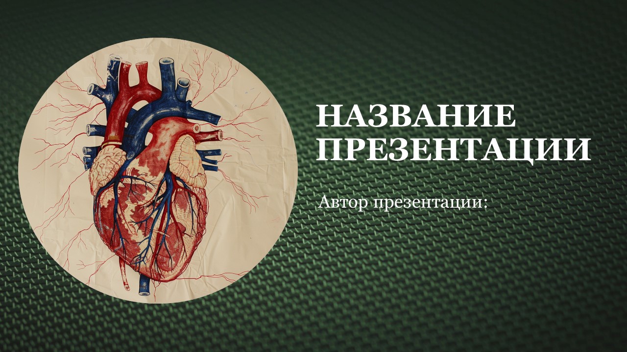 Презентация Сердечно сосудистая система 
